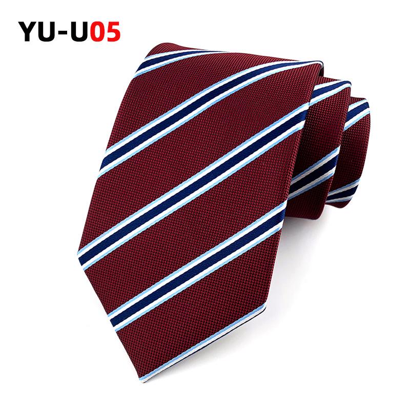 

2025 Новый 8 см Профессиональный Полосатый Формальный Деловой Мужской Галстук-Рубашка Комбо