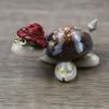 2Pcs Cute Cartoon Little Turtle Sea Shells Art Craft Natural Small Tortoise