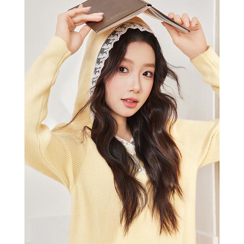 IEF Petite 2025 Herfst Veelzijdige Slim-Fit Gebreide Tuniek