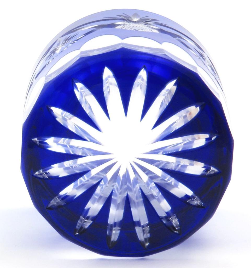 Sumida Edo Kiriko Glas Glänzendes Fischpaar, Rogen, Rot, TO-401-402