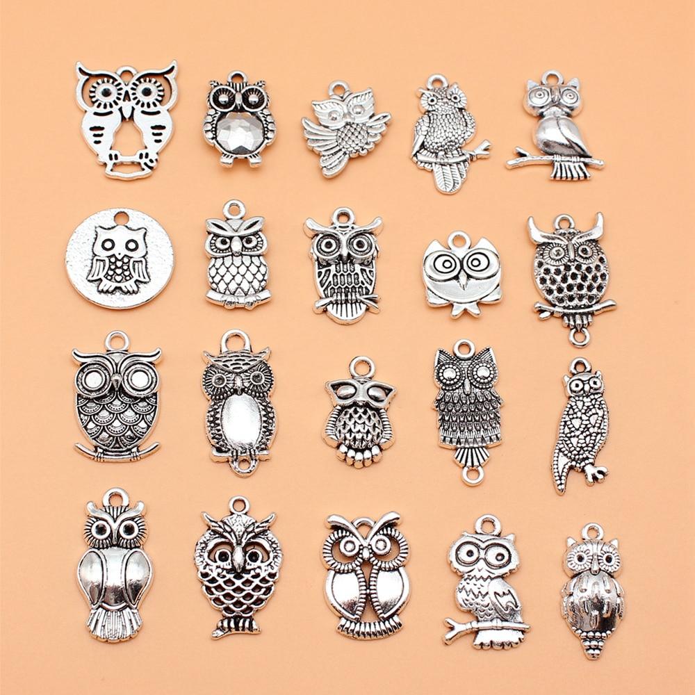 

Подвески для ювелирных изделий Находки из совы Сделай сам 20 шт./компл.