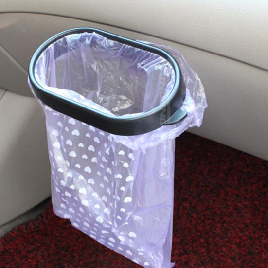 Self Adhesive Vehicle Auto Car Trash Holder Garbage Bag Rubbish Bin Hanging Rack