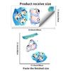 Underwater Animal Toilet Lid Sticker, Removable Ocean Penguin Sea Water Wall Decal for Bathroom Bedroom Living Room Home Decor