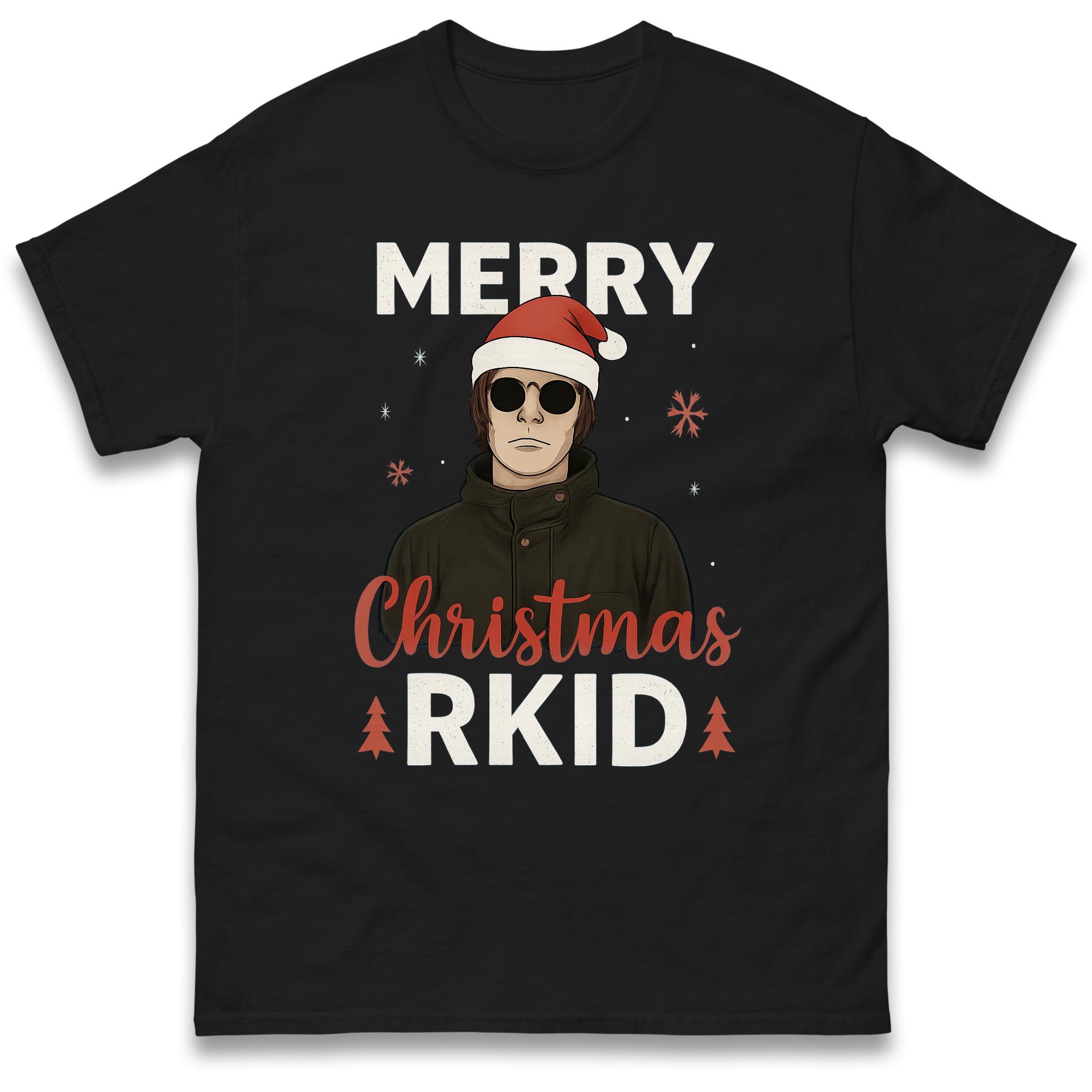 Merry Christmas RKID T-Shirt Tshirt Mens Womens Tops Unisex Tees 100% Cotton 3XL