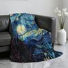 Famous Painter V VaN G GoGh Blanket Soft Throw Blanket for Home Bedroom Bed Sofa Picnic Travel Office Rest Cover Blanket Gift