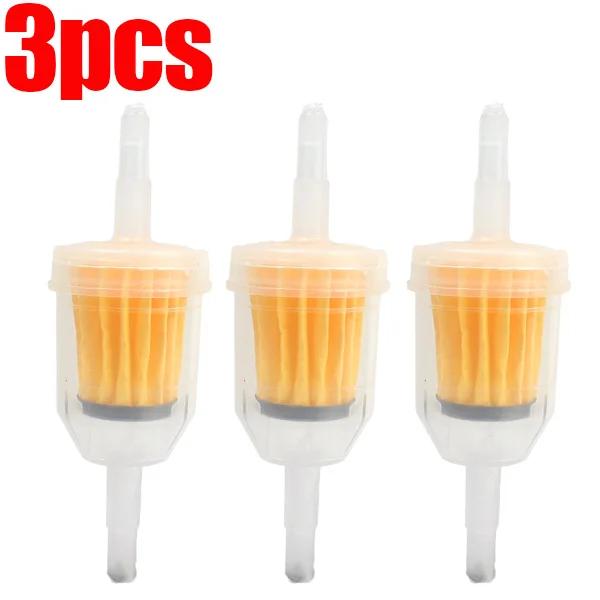 1-6pcs Car Gasoline Oil Filter Pipes Universal Inline Gas Fuel Filter for Small Engine Lawn Mower Motorcycle Accessories 6MM-8MM