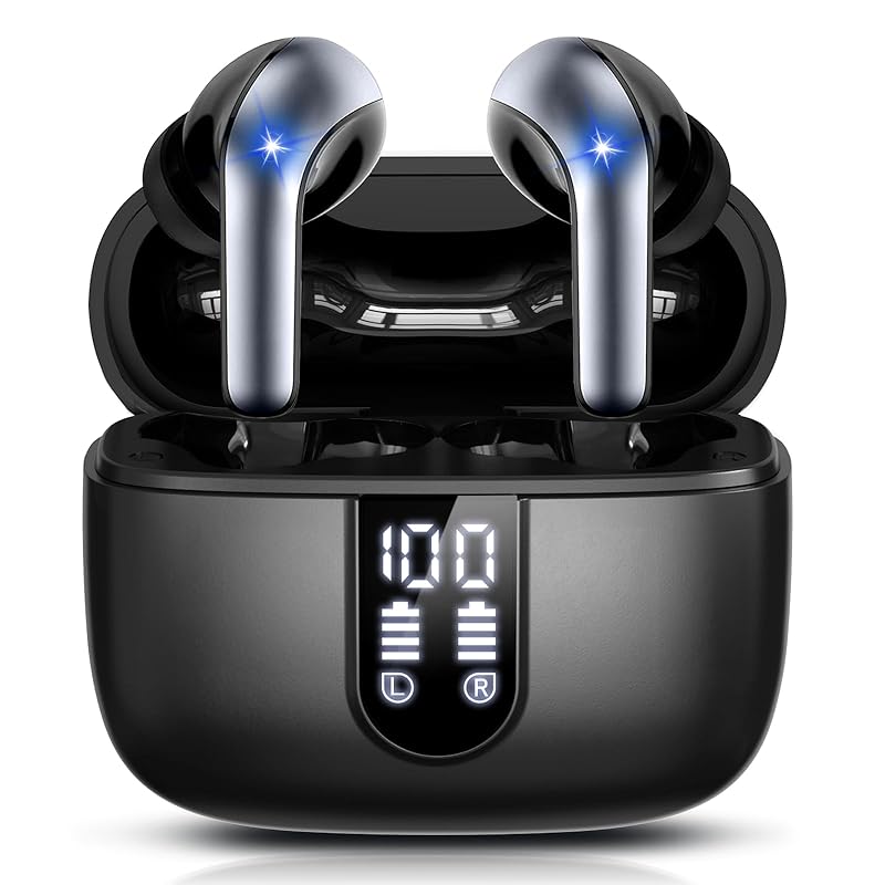 

earphones bluetooth Wireless [acoustic technology concentration model] High standard Bluetooth 5.4 instant connection Up to 48 hours playback ENC call