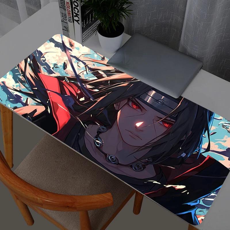 

Mouse Pad Anime Naruto Itachi Uchiha Gamer Large XXL Tablet Varmilo Keyboard Carpet Kawaii Gaming Accessories Mousepad 30x60x0.2cm