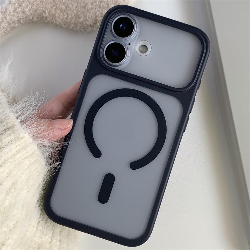 

Магнитный чехол-окно с ощущением кожи для iPhone 17 Pro Max - Совместим с моделями iPhone 14, 15 и 16 для международного использования iPhone 17 Air
