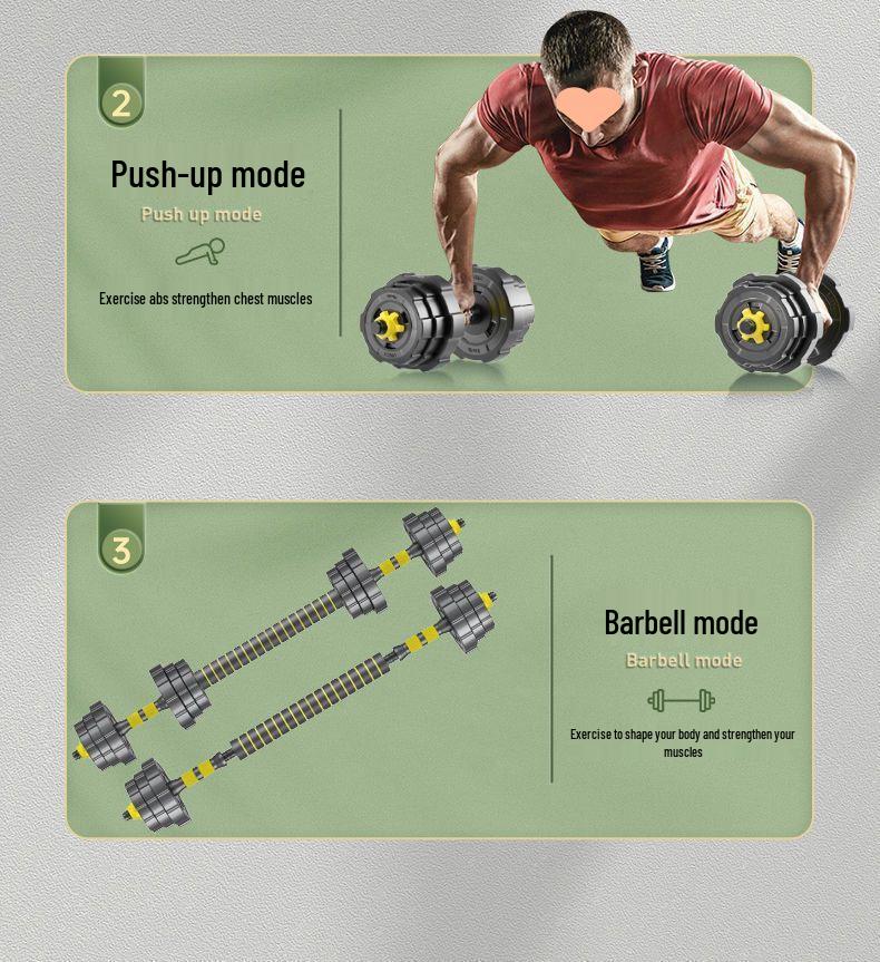 Adjustable Dumbbells Set for Men's Home Fitness - Perfect for Beginners