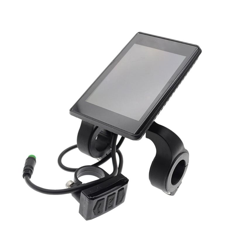 

ABS Substance LCD Screen Speed Manager 20°C To 60°C Temperature Resistant Impermeable Link 2.2CM Handlebars Mount USB Connection 1