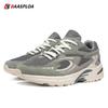 Men's Running Shoes Leather + Mesh Breathable Non-Slip Men's Outdoor Wear Sports Lightweight Running Basketball Shoes