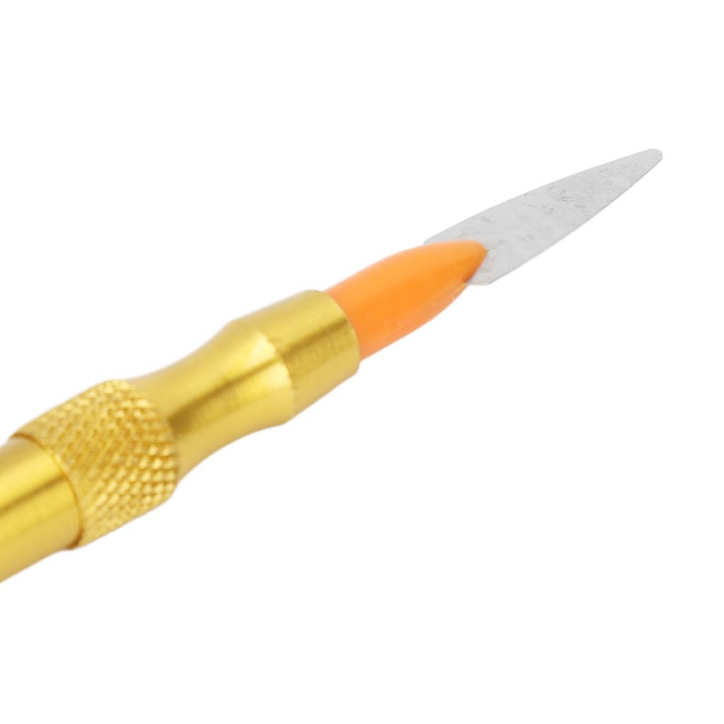 Zubní kostní pilník Nerezová ocel Přenosný Dvouhlavý Zubní výplň se 2 ks Vyměnitelných hlav