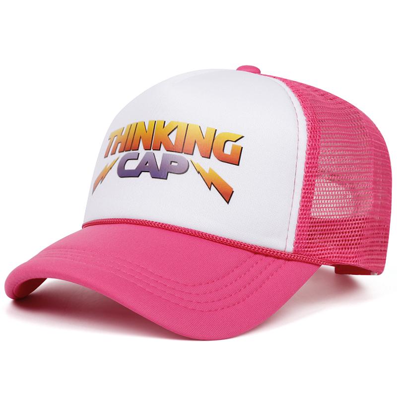 thinking cap sponge embroidered baseball cap women men outdoor mesh baseball cap for casual trucker hat