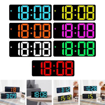 LED Desktop Alarm Clock 12H 24H Digital Wall Clock for Hall Festival Beside