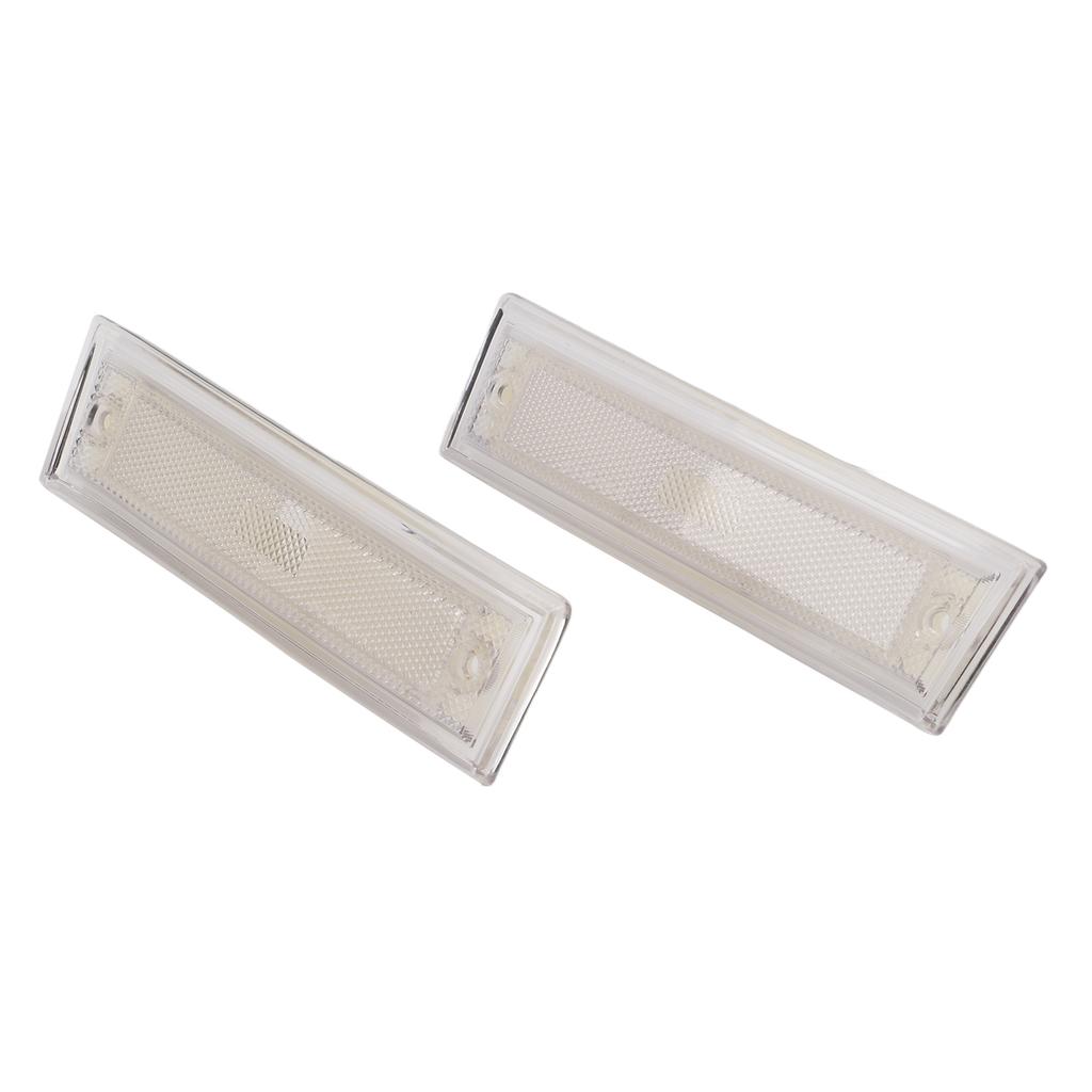 Car Front Bumper Side Marker Light Housing Cover Accessory Replacement for 1981‑1991