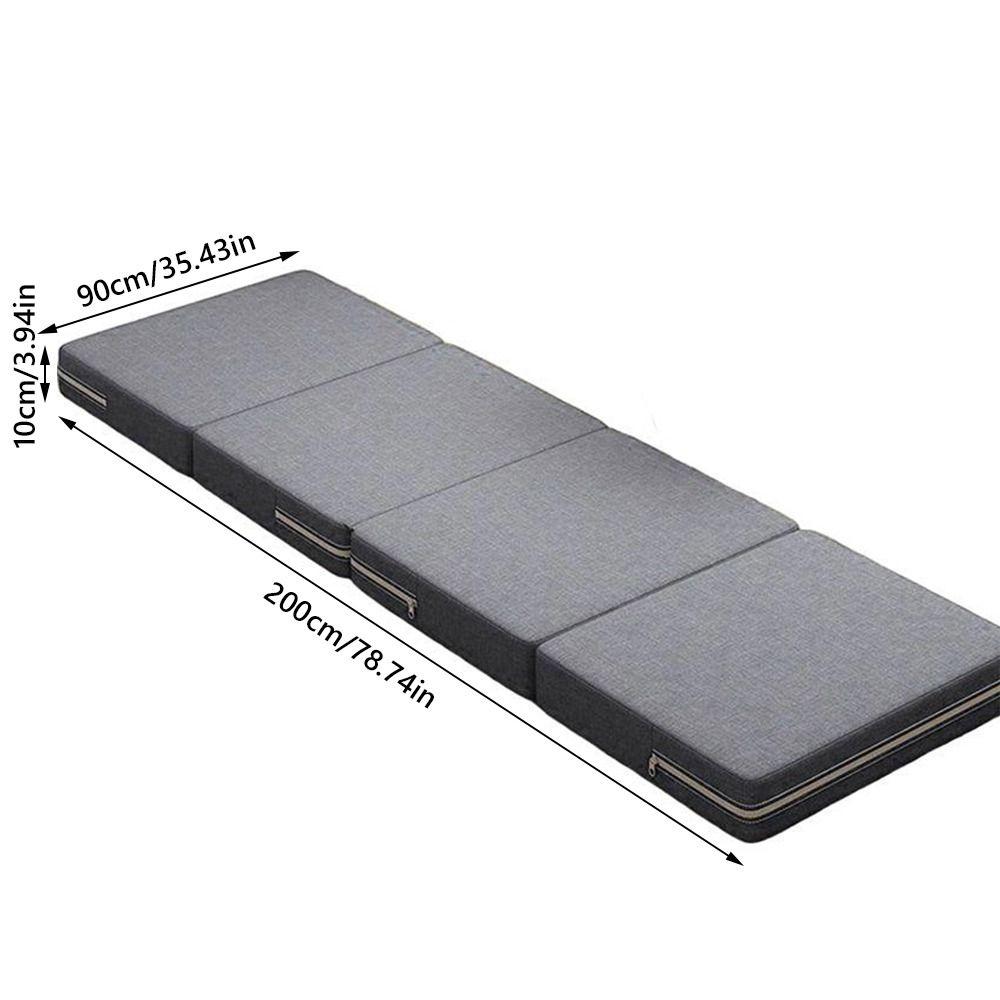 Comfort Memory Foam Sponge Mattress Foldable Design Removable Cover Memory Foam Mattress Student Rest Tatami Office Use Supplies