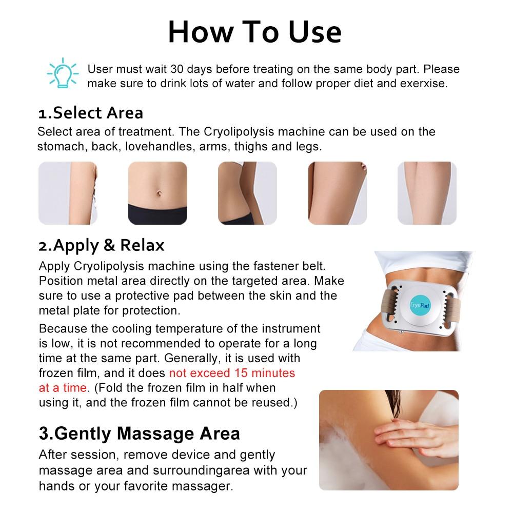 Fat Freeze Body Slimming Weight Loss Cryolipolysis Fat Freezing Machine Anti Cellulite Dissolve Cold Therapy Body Leg Massagers