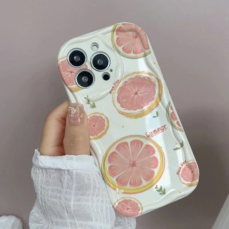 Summer Fruit Lemon Silicone Case For Samsung Galaxy A56 A55 5G A15 A54 A16 A35 A14 A26 A36 S25 S24 Ultra S22 S21 Plus S23 FE