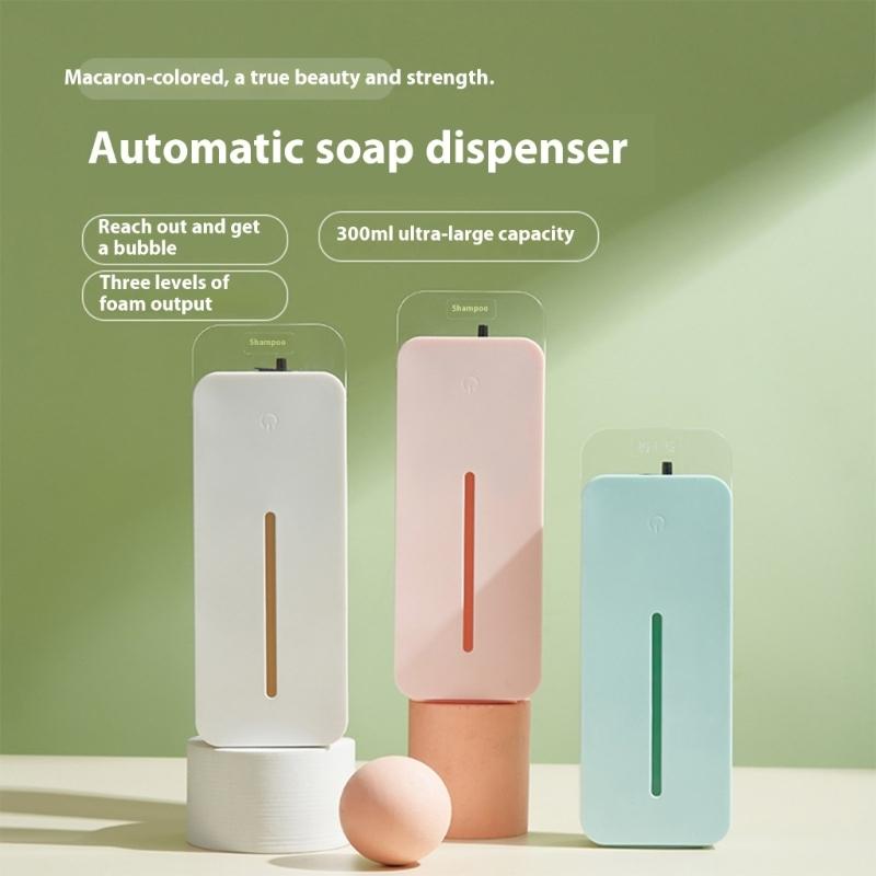 Touchless Soap Machine With Visual WaterTank 3 Setting Automatic Cleaning Easy Installation ABS