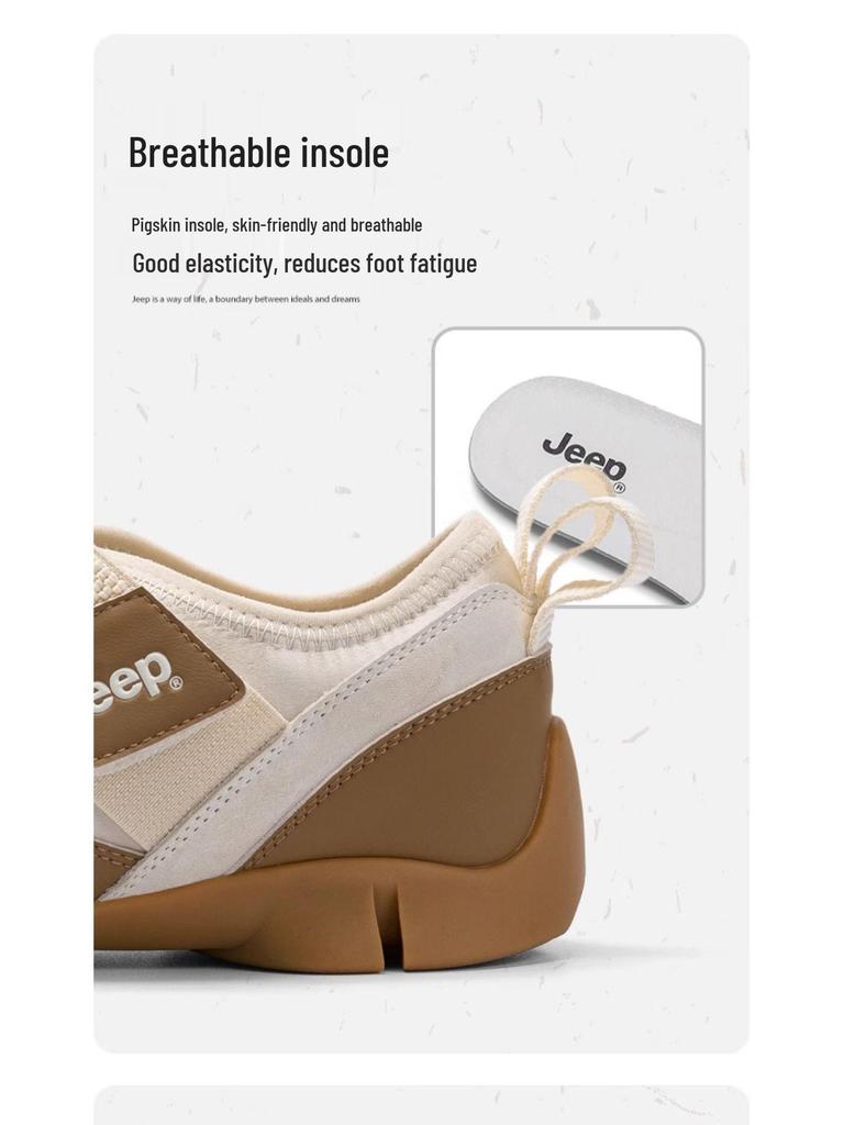 Jeep Damskor 2025 Sommar Mary Jane Loafers: Mångsidiga Casual Mockasiner