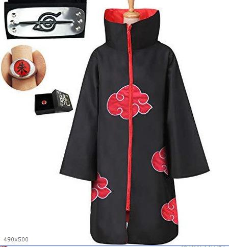 Halloween Cape Cloak Stand Collar Hooded Cosplay Costume for Anime Role Play