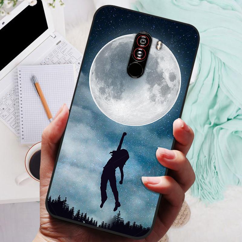 For xiaomi mi pocophone f1 Cases Cat Painted Soft TPU Silicone Phone Cover For xiaomi poco F1 Case PocofoneF1 Case Coque Etui