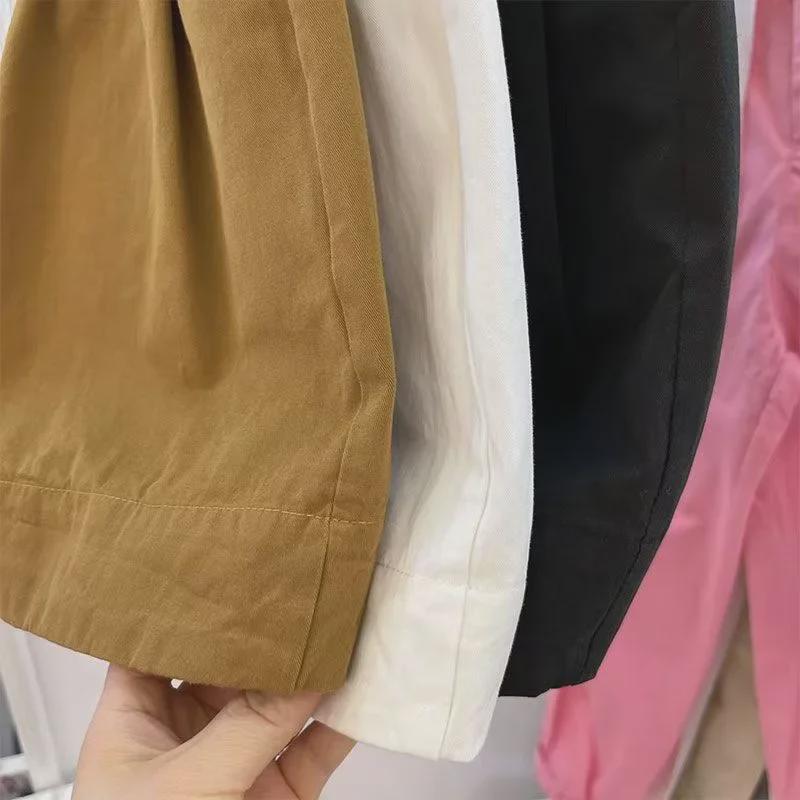 Women's High-Waisted Summer Shorts: Slim, Loose, Versatile Straight Pants for Casual Outdoor Wear