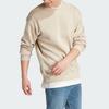 Adidas All Season Fleece Sweatshirt With Solid Color Logo Men Tops Beige IP8351