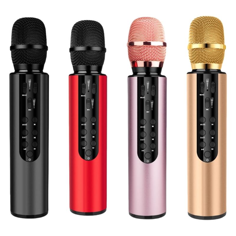 Professional Handheld Wireless Microphone 2000mAh Long Battery For Music Speeches Meeting Speakers Microphone 2 in 1