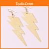 Earrings Metal Contemporary With Lightning Shape Design For Women Collection