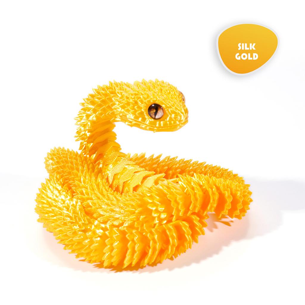 3D Printed Animals Snake Toys Magic 3D Printed Animals Flexible Snake Fidget Toy Desktop Pet Articulated Snake Collectibles