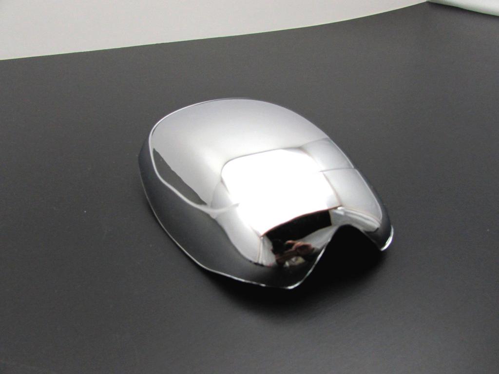 BRIGHTZ Chrome Fender Mirror Covers for Land Cruiser Prado 90 Series 299 yen Series/95 [MIR-FEN-010]