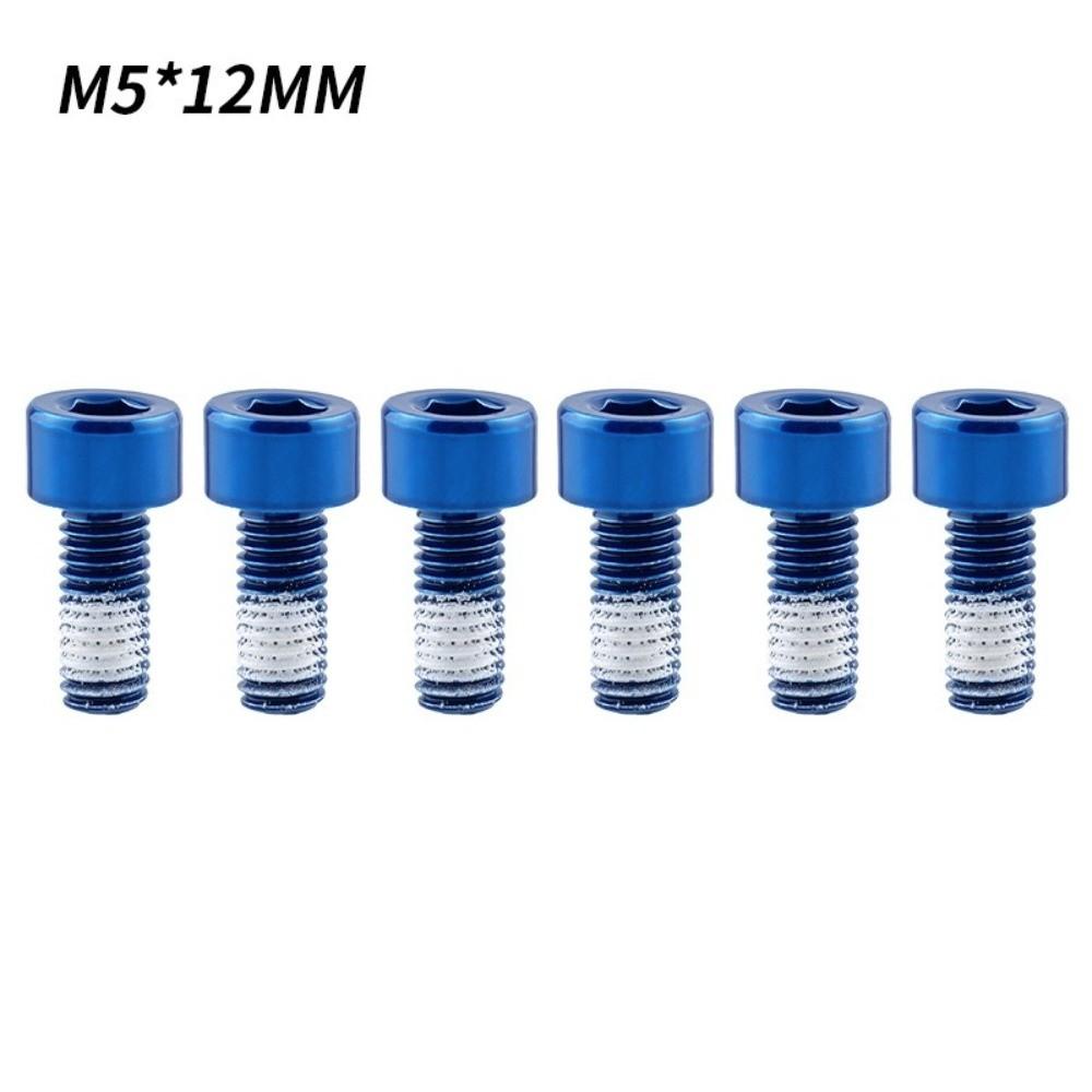 M5×12mm Trinkflaschenhalter-Schrauben Ultraleichte Fahrradhalterungs-Schrauben Fahrrad-Flaschenhalter-Schrauben Fahrrad