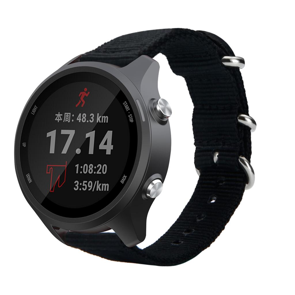 Pro Garmin Forerunner 245/245M 20mm Chytré hodinky Nylonový řemínek