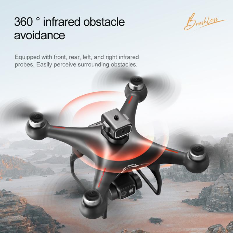 S116 MAX Drone WIFI FPV Professional 5G HD Dual ESC Camera Optical Flow Brushless 360° Obstacle Avoidance RC Dron Toys