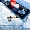 Heavy Duty Metal Ice Fishing Sled Rod Holder Replacement Fishing Poles Storage Rack Fishing Accessories Enduring