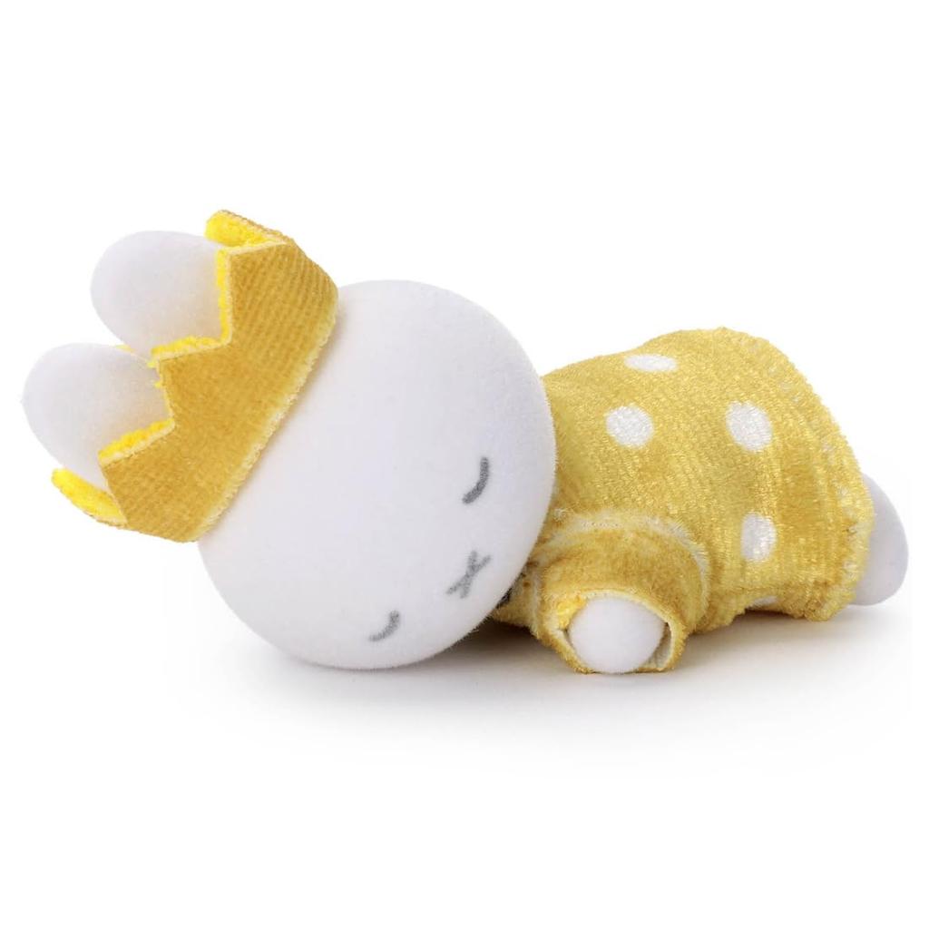 Takara Tomy Arts Bruna Miffy 70th Gold Black Sleeping Friend Flocked Mascot Miffy (TAKARATOMY A.R.T.S) / / & / / / (Crown Dot)