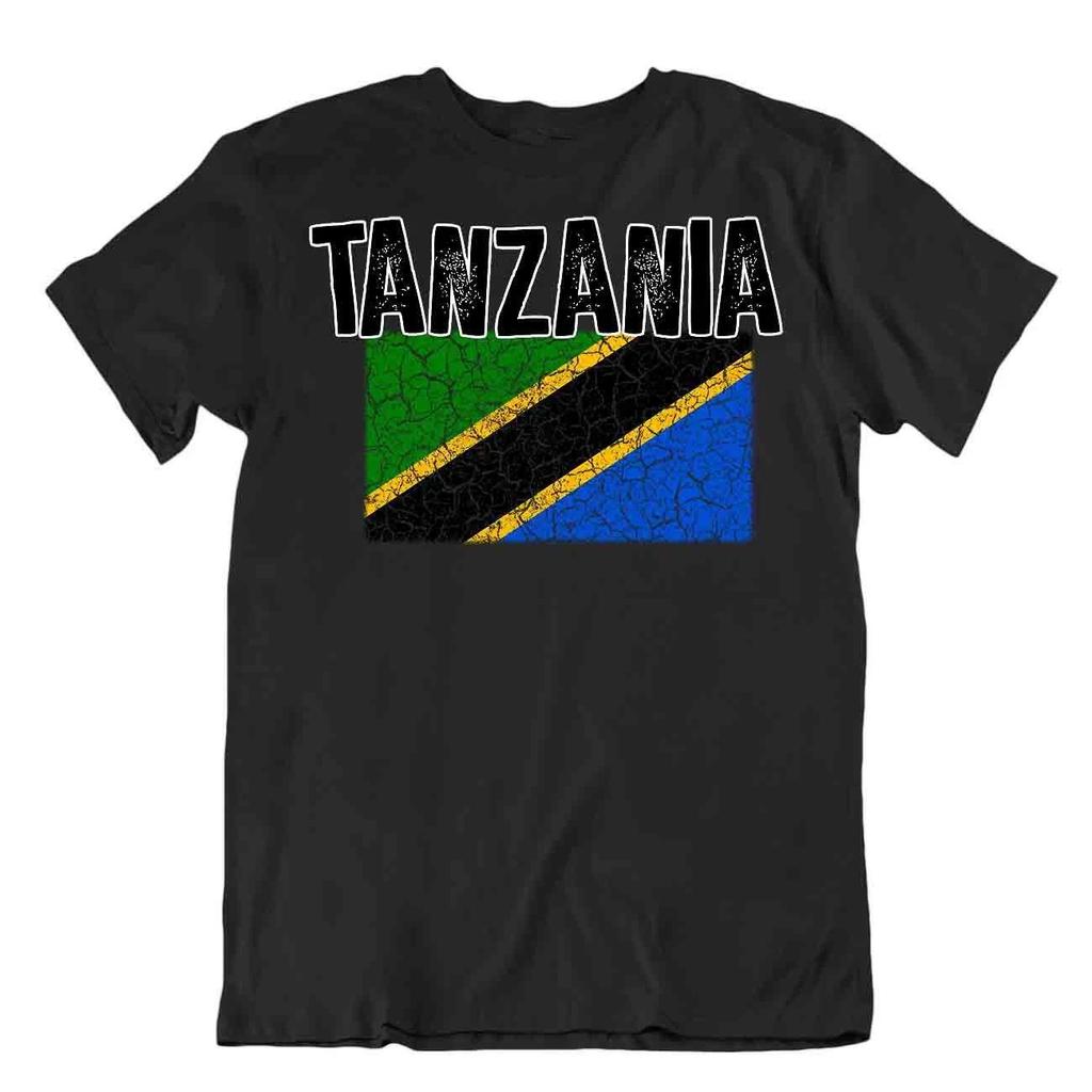 Flag T-Shirt Tanzania Fashion Country Souvenir Gift Tee Pride logo