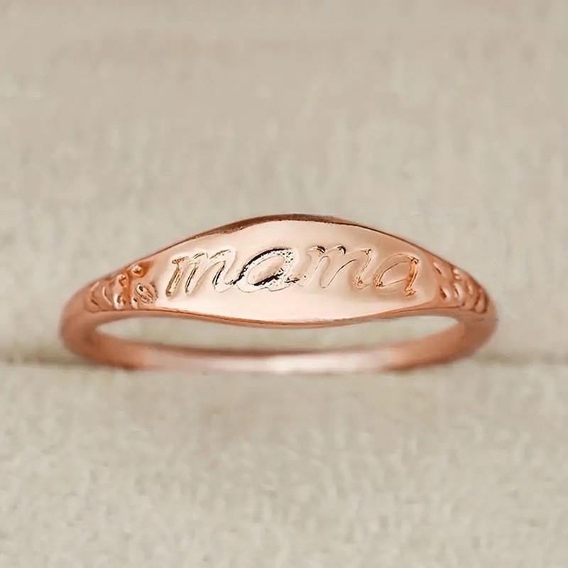 

Вишукана та Мінімалістична Кільце Матері Просте та Нішеве Кільце з Квіткою No. 10