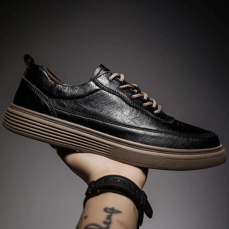 Breathable Outdoor Casual Shoes Genuine Leather Climbing Shoes Male Comfortable Sneakers Classic Tooling Men Walking Footwear