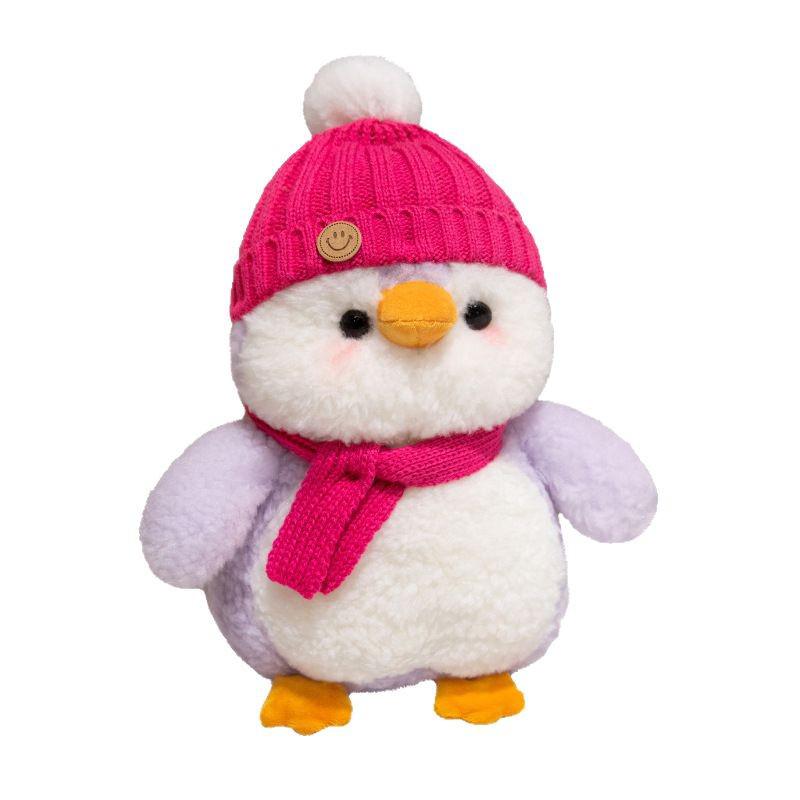 Penguin Plush Toy & Pillow: Cute Hug Buddy for Kids' Birthdays