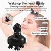 Multi Functional Portable Electric Head Massager for Kneading and Relaxing Scalp, Rechargeable Vibrating Head Massager, Bathroom