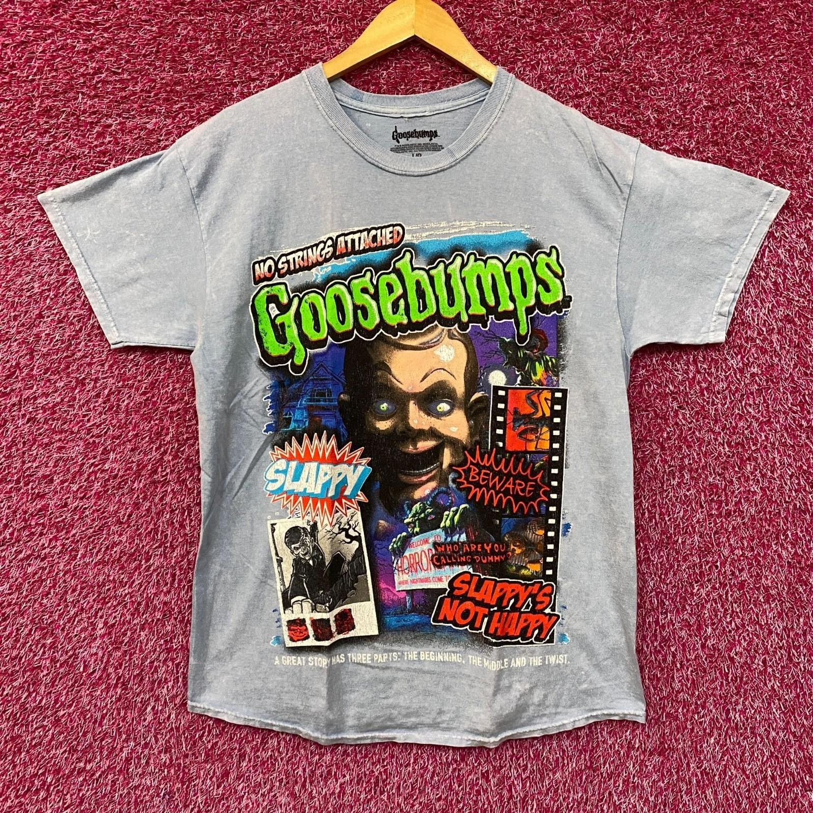 

Goosebumps No Strings Attached RL Stines Horror T-Shirt L S