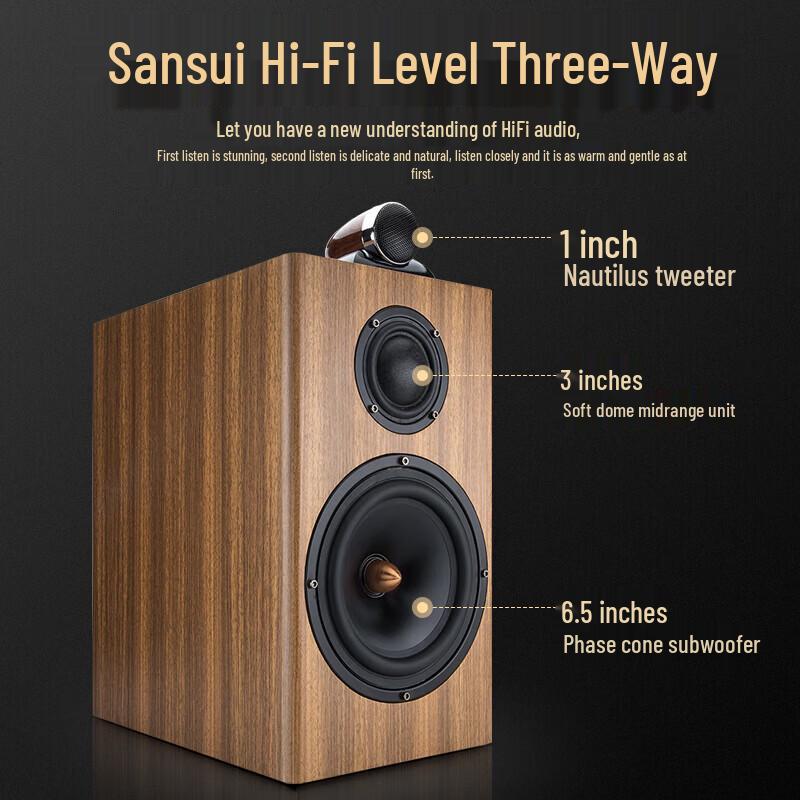 SANSUI Q16 HIFI Tube Amplifier Audio System CN plug (adapter included)