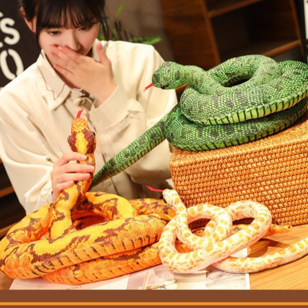 Simulation Artificial  Python Plush Toy 110/160cm Long Snake Imitation Doll Reptile  Home Decor