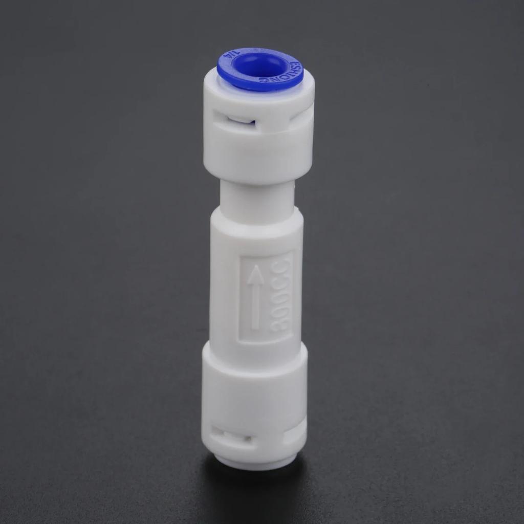1Pc 150CC -1500CC Reverse Osmosis Water System Waste Water Flow Regulater Restrictor 1/4" OD Hose Quick Pipe Connection Fittiing