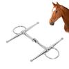Ring Style Horse Snaffle Bit Jointed Design Ring Jointed Bit Practical Full Cheek Bit  Horse