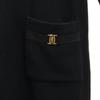 Salvatore Ferragamo 90s Old Long Sleeve Knit One Piece L Black Women Used
