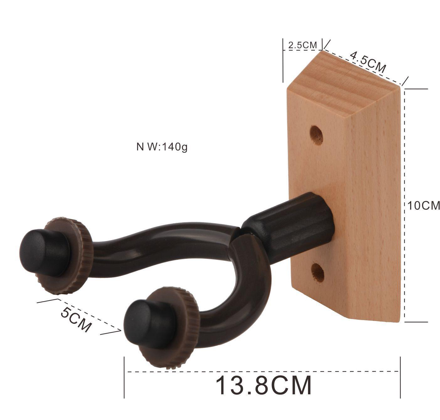 Wall Type Wooden Seat Guitar Hook Folk Electric Bass Original Wood Solid Wood Guitar Hanger